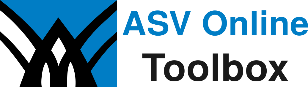 Link zur ASV Online Toolbox